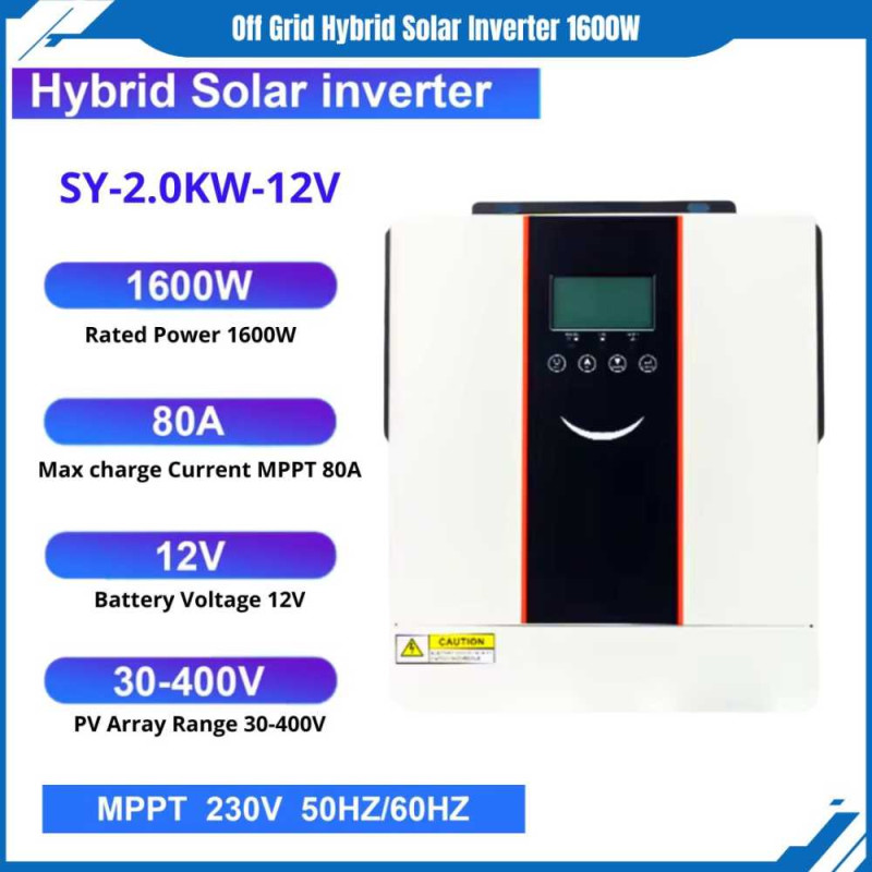 Solar Inverter Hybrid 12V SY-2.0KW Solar Inverter Hybrid 12V SY-2.0KW