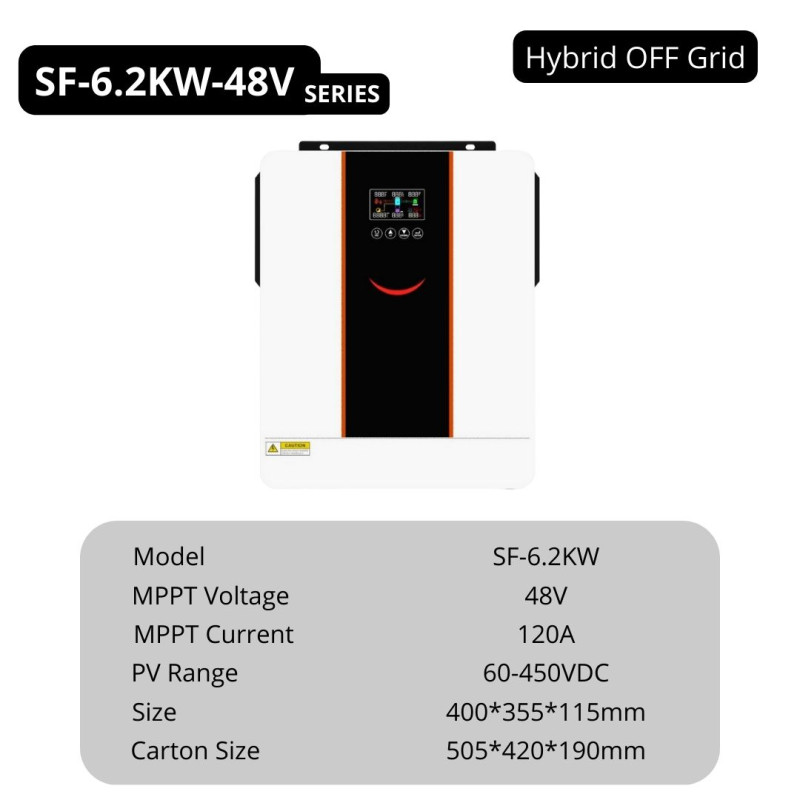 Solar Inverter Hybrid  SF-6.2KW