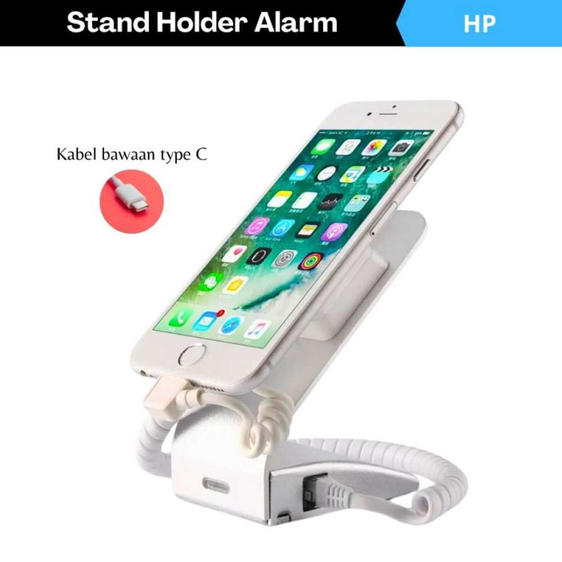 Display Alarm Handphone Stand Holder Alarm Hp Display Alarm Handphone Stand Holder Alarm Hp