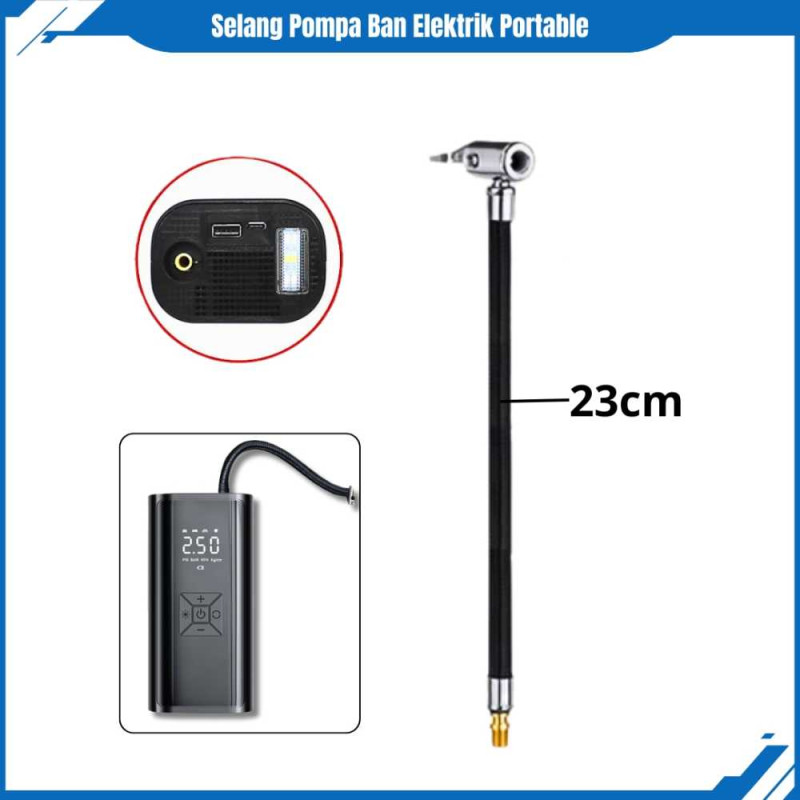 Selang Pompa Angin Selang Tambahan Pompa Ban