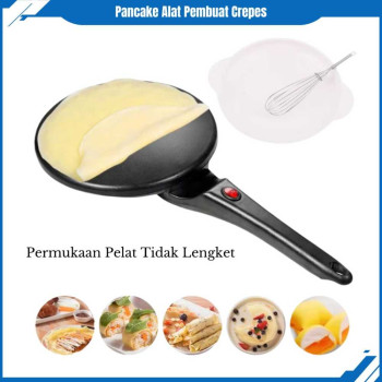 Wajan Crepes Maker Listrik Pembuat Crepes, Kulit Risol, Pancake