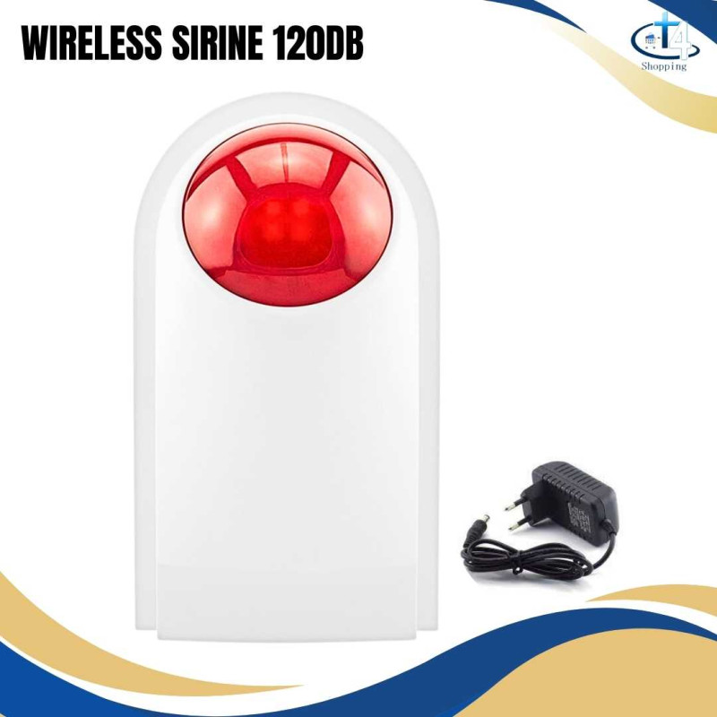 Sirine Wireless Strobo 120Db Sirine Alarm Outdoor 12V Sirine Wireless Strobo 120Db Sirine Alarm Outdoor 12V
