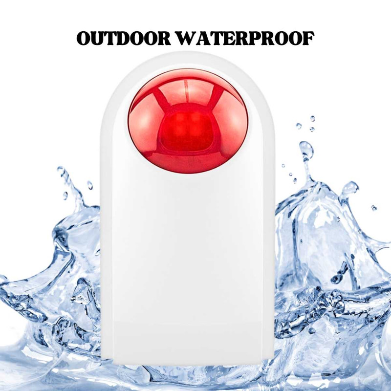Sirine Wireless Strobo 120Db Sirine Alarm Outdoor 12V Sirine Wireless Strobo 120Db Sirine Alarm Outdoor 12V
