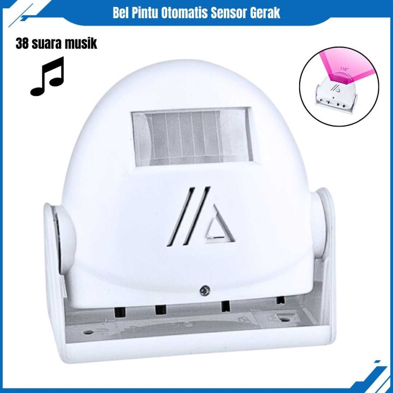 Bel Otomatis Sensor Gerak dengan pilihan 38 macam suara musik Bel Otomatis Sensor Gerak dengan pilihan 38 macam suara musik