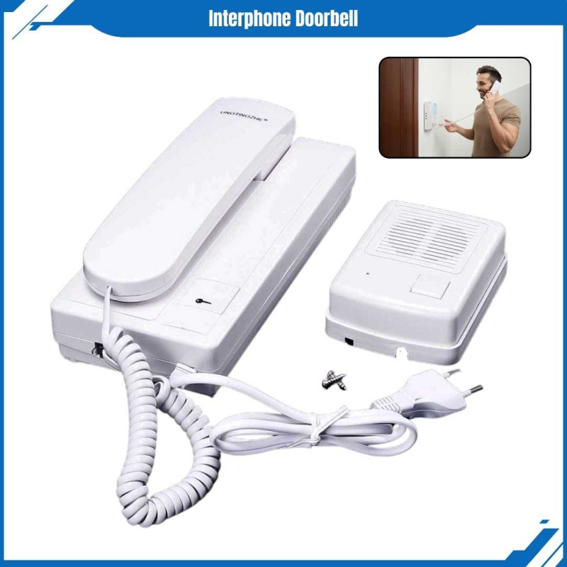 Interphone Doorbell Bel Pintu Masuk Komunikasi Dua Arah Interphone Doorbell Bel Pintu Masuk Komunikasi Dua Arah
