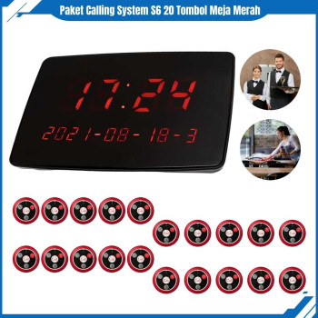 Calling System Bel Restoran Paket 20 Tombol Meja Calling System Bel Restoran Paket 20 Tombol Meja