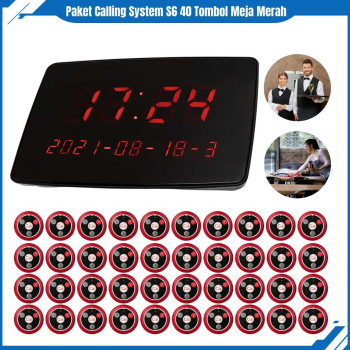Calling System Bel Restoran Paket 40 Tombol Meja Calling System Bel Restoran Paket 40 Tombol Meja