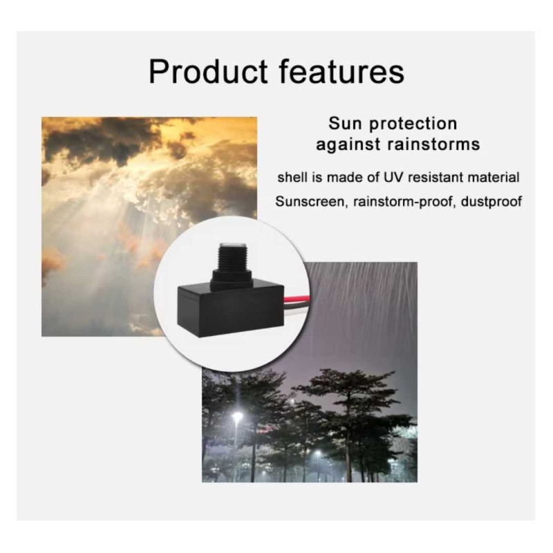 Saklar Lampu Otomatis Sensor Cahaya AC 220V Saklar Lampu Otomatis Sensor Cahaya AC 220V