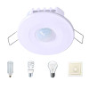 Saklar Lampu Ceiling Plafon Sensor Gerak PIR Delay 0-6 Menit