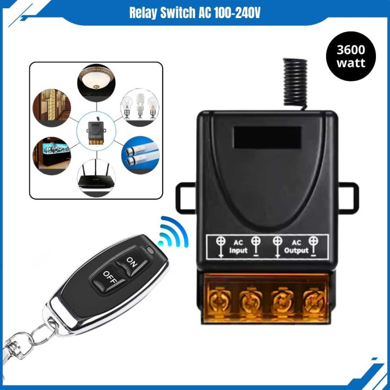 Saklar Remote On Off Relay Switch AC 220V Saklar Remote On Off Relay Switch AC 220V