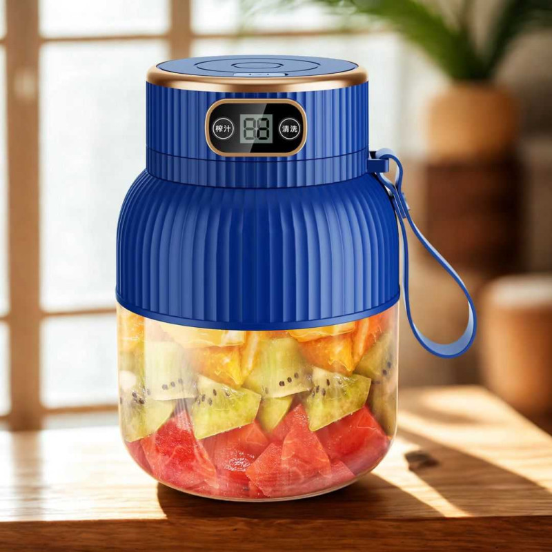 Blender Juicer Portable Juice Blender 10 Pisau Jus Belender Buah 600ml 2400mAh Blender Juicer Portable Juice Blender 10 Pisau Jus Belender Buah 600ml 2400mAh
