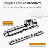 Mesin Press Oil Minyak Biji Bijian Kacang Otomatis Mesin Penghasil minyak Digital Stainless Steel