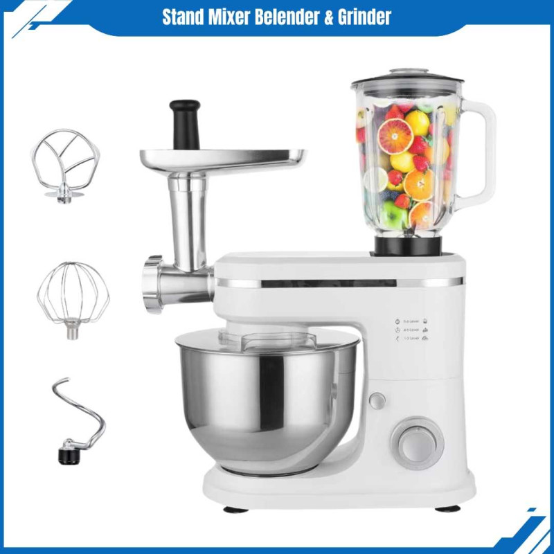 Standing Mixer Blender Kapasitas 5L 3in1 Stainless