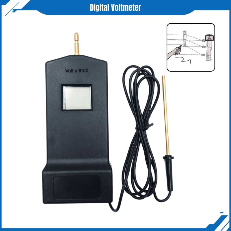 Digital Voltmeter Pengukur Tegangan Arus Listrik Pada Pagar Listrik Digital Voltmeter Pengukur Tegangan Arus Listrik Pada Pagar Listrik