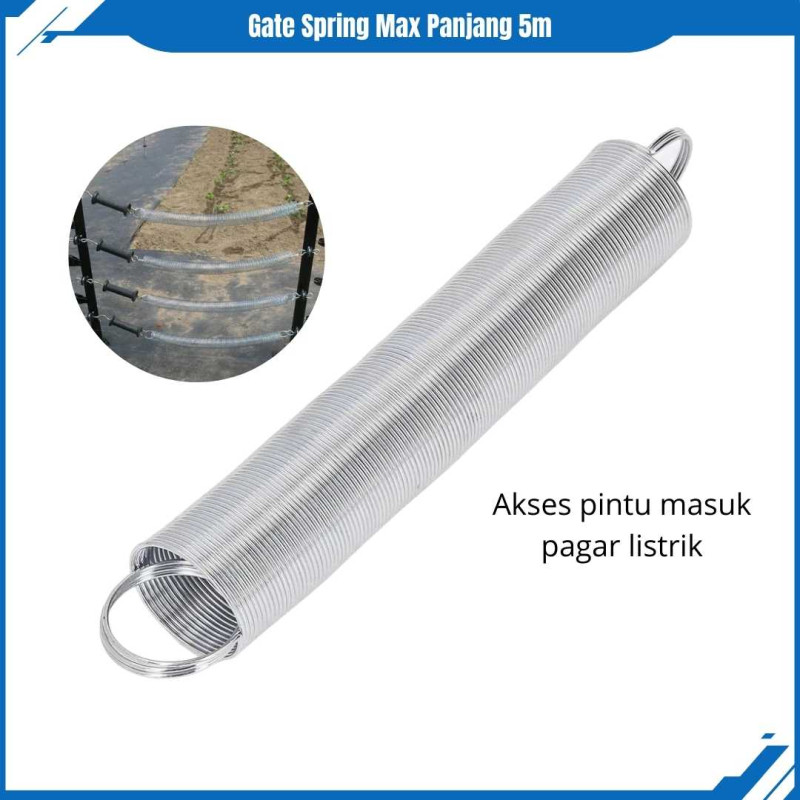 Gate Spring Max 5M Aksesoris Masuk Pagar Listrik Kejut Gate Spring Max 5M Aksesoris Masuk Pagar Listrik Kejut