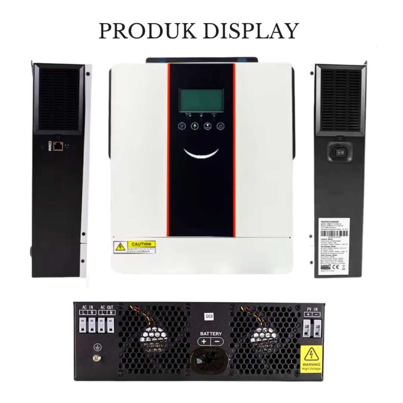 Inverter Hybrid 24V 3200VA 3000W Solar Charger Inverter MPPT SCC AC Charger 80A Inverter Hybrid 24V 3200VA 3000W Solar Charger Inverter MPPT SCC AC Charger 80A