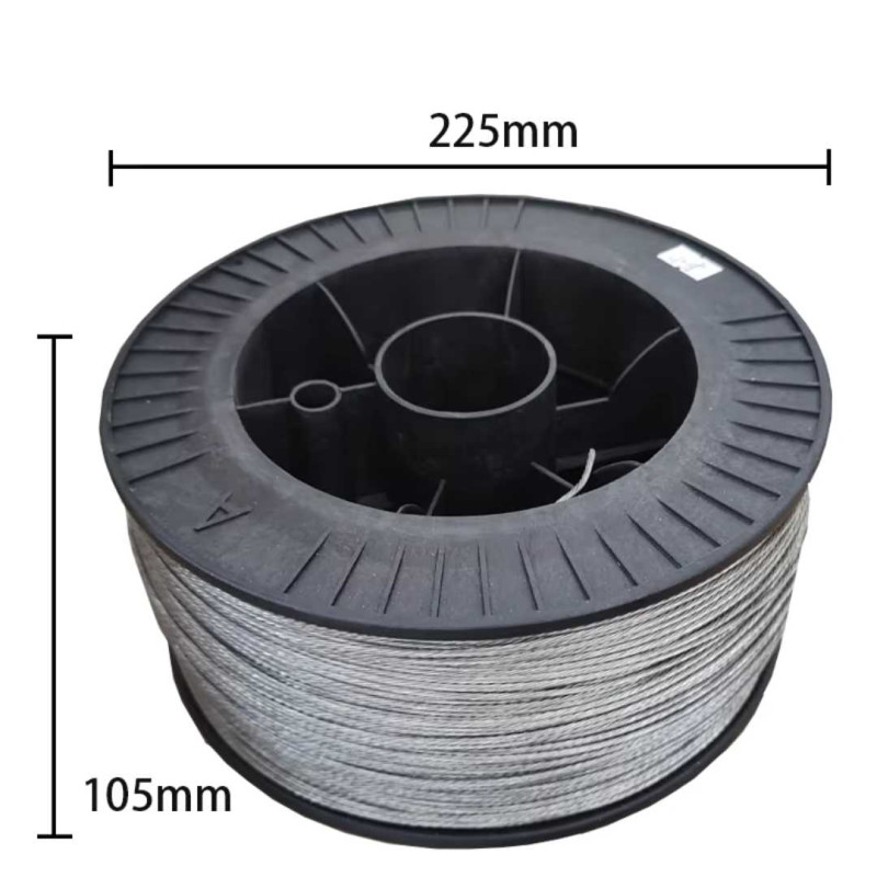 Kawat Alloy Wire Untuk Pagar Listrik 2mm anti karat 1 Roll 1000m Kawat Alloy Wire Untuk Pagar Listrik 2mm anti karat 1 Roll 1000m