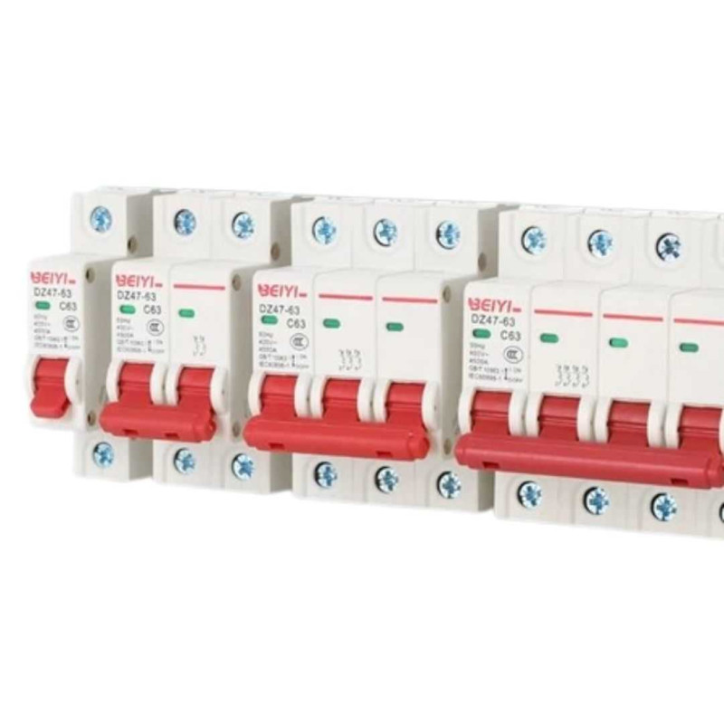MCB DC 2P 500V 32A BEIYI DZ47-63DC 4500A Circuit Breaker Solar Panel PV MCB DC 2P 500V 32A BEIYI DZ47-63DC 4500A Circuit Breaker Solar Panel PV