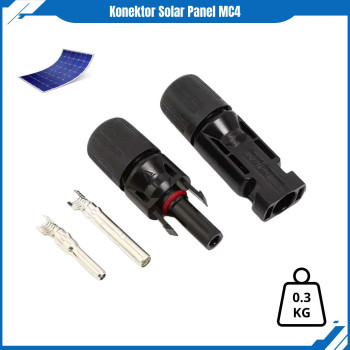 Konektor MC4 Connector Solar Panel Surya Male + Female 1 Sett Sepasang Konektor MC4 Connector Solar Panel Surya Male + Female 1 Sett Sepasang