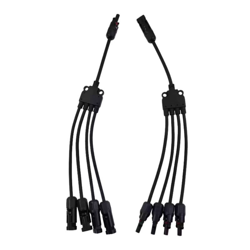Konektor Solar Panel MC4 1 To 4 Kabel Connector Male Female Solar Cell Surya Konektor Solar Panel MC4 1 To 4 Kabel Connector Male Female Solar Cell Surya