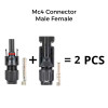 Konektor MC4 Connector Solar Panel Surya Male + Female 1 Sett Sepasang Konektor MC4 Connector Solar Panel Surya Male + Female 1 Sett Sepasang