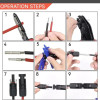 Konektor MC4 Connector Solar Panel Surya Male + Female 1 Sett Sepasang Konektor MC4 Connector Solar Panel Surya Male + Female 1 Sett Sepasang