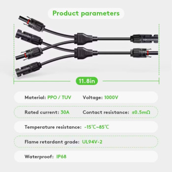 Konektor Solar Panel MC4 1 To 2 Kabel Connector Male Female Solar Cell Surya Konektor Solar Panel MC4 1 To 2 Kabel Connector Male Female Solar Cell Surya