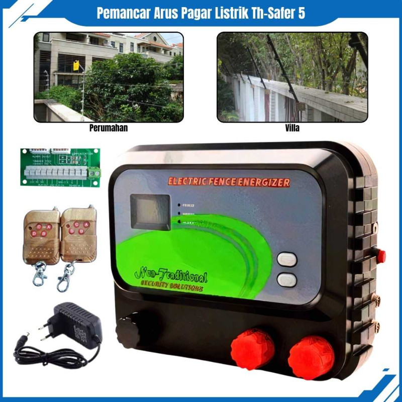 Pemancar arus listrik kejut perumahan 5 joule TH-Safer 5 Pemancar arus listrik kejut perumahan 5 joule TH-Safer 5