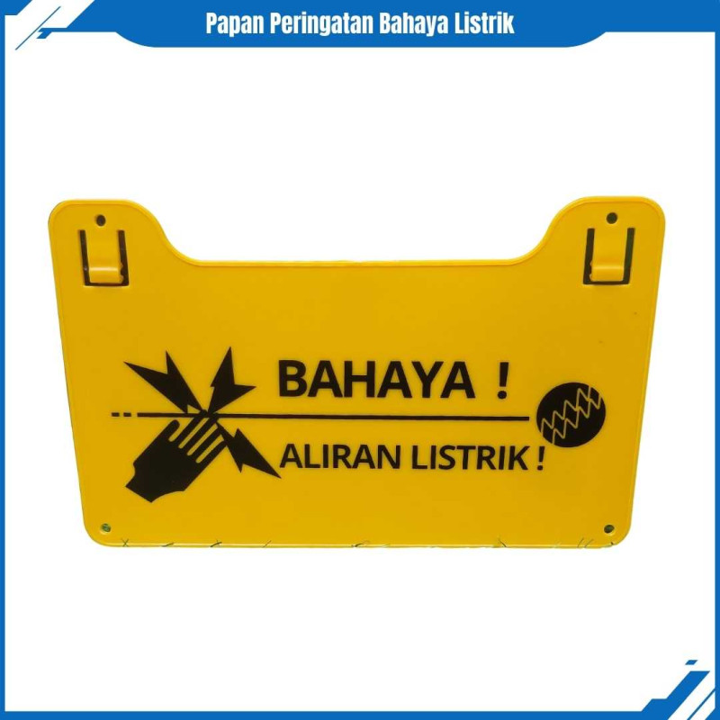 Papan Peringatan Bahaya Listrik Aksesoris Pagar Listrik