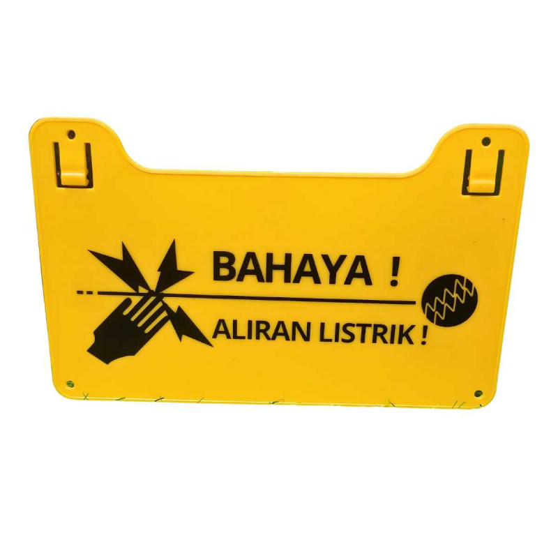Papan Peringatan Bahaya Listrik Aksesoris Pagar Listrik Papan Peringatan Bahaya Listrik Aksesoris Pagar Listrik