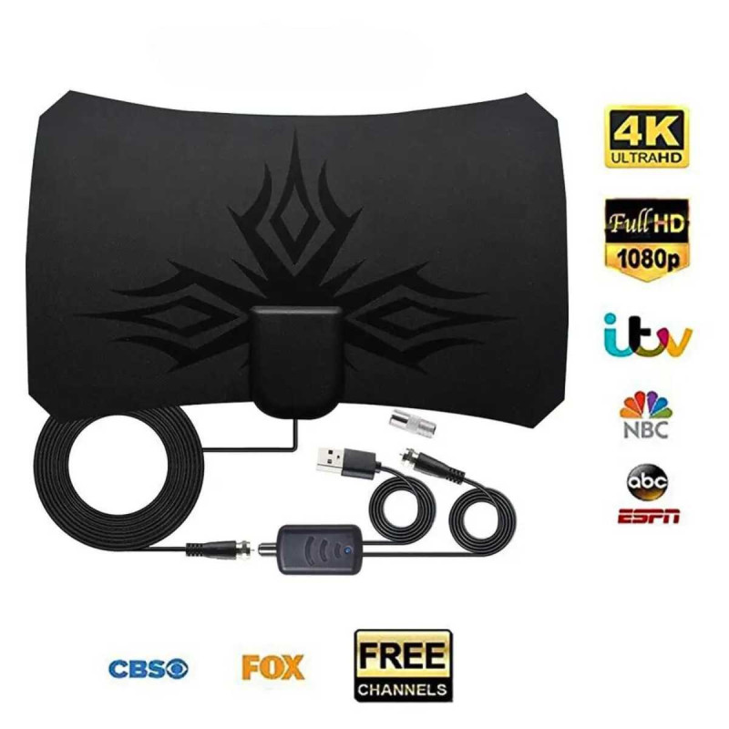 Antena Tv Indoor Digital Full HD Plus Booster Antena Tv Indoor Digital Full HD Plus Booster