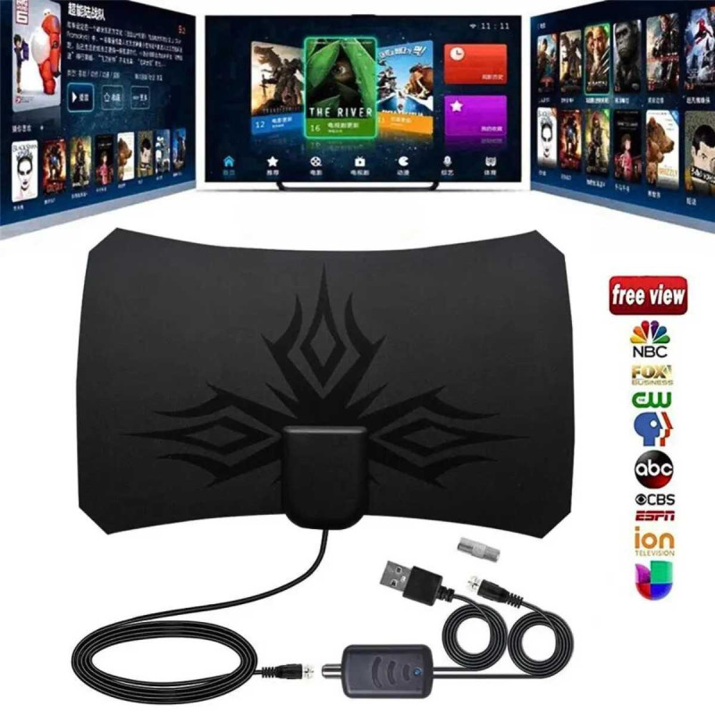 Antena Tv Indoor Digital Full HD Plus Booster Antena Tv Indoor Digital Full HD Plus Booster