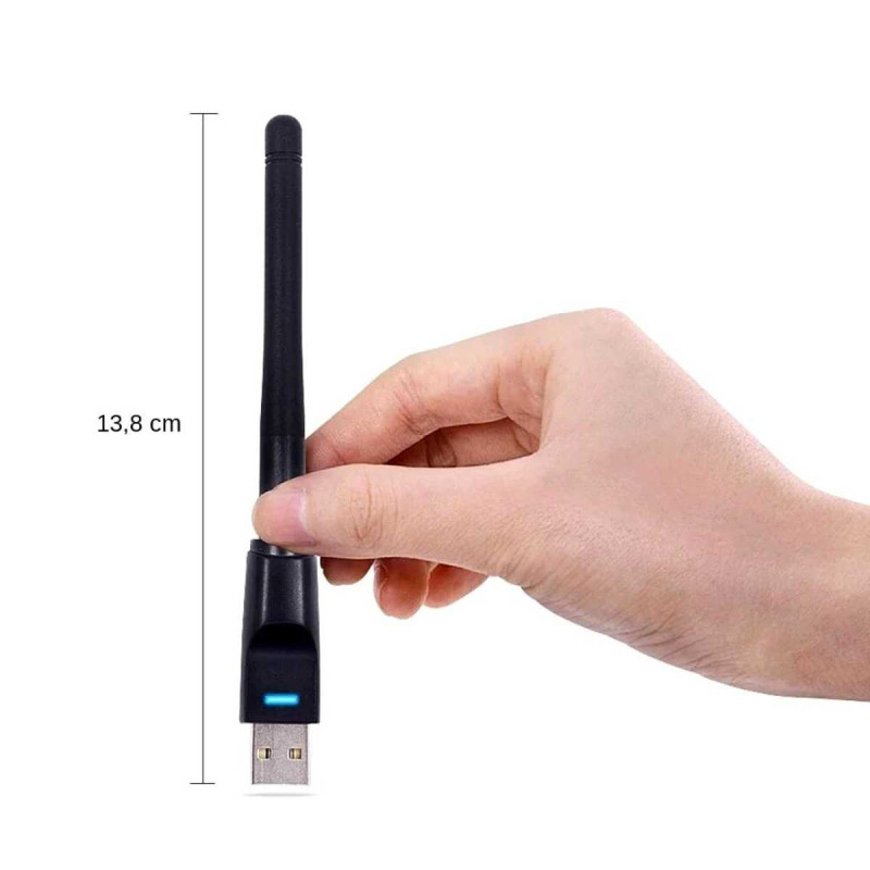 USB Dongle Set Top Box Adapter Receiver Komputer PC Laptop STB 150Mbps USB Dongle Set Top Box Adapter Receiver Komputer PC Laptop STB 150Mbps