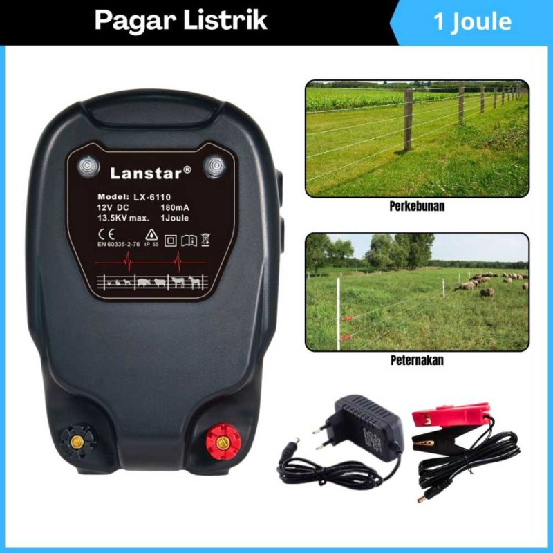 Pemancar Pagar Listrik 1 Joule Perkebunan