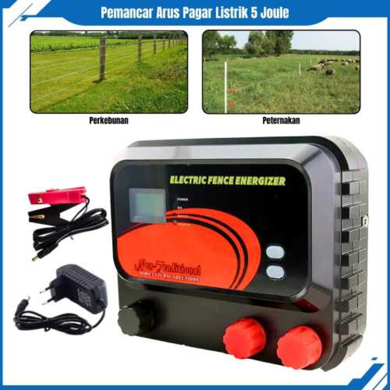 Pemancar Pagar Listrik 5 Joule Perkebunan