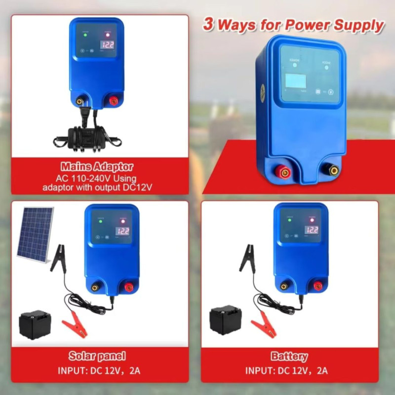 Pemancar Pagar Listrik 1.5 Joule Perkebunan