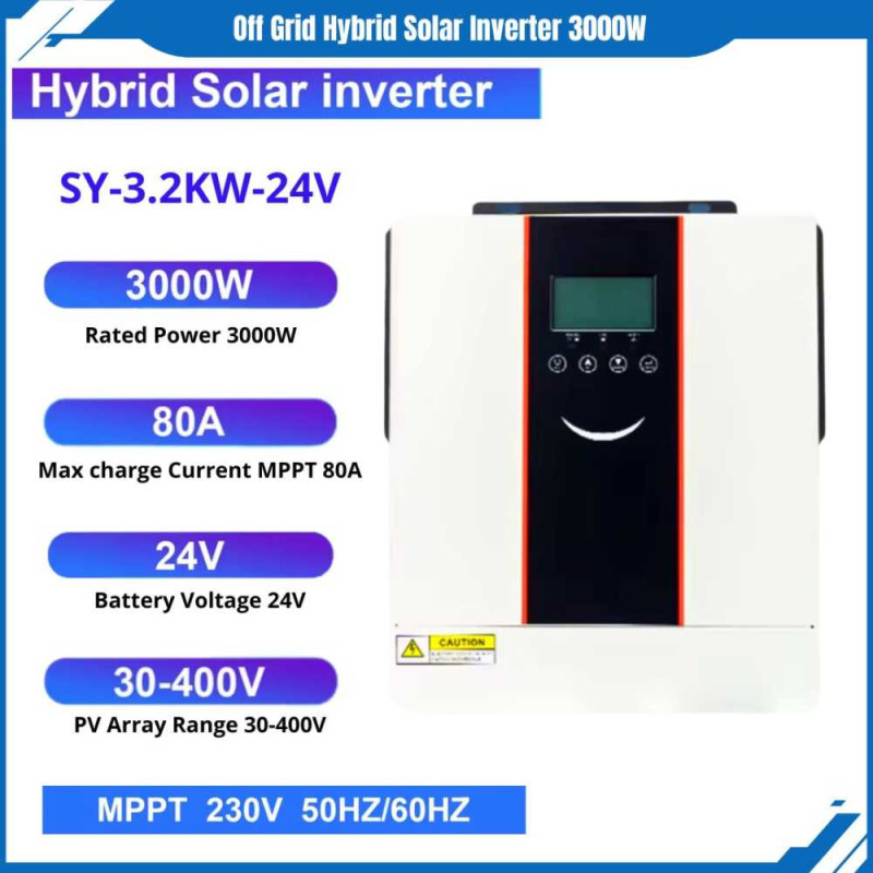 Solar Inverter Hybrid 24V SY-3.2KW Solar Inverter Hybrid 24V SY-3.2KW