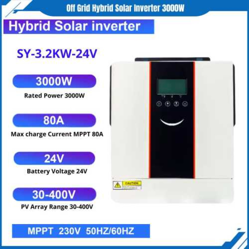 Solar Hybrid Inverter 24V SY-3.2KW 3000W