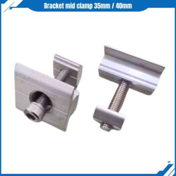 Bracket Panel Surya Model Mid Clamp 35mm / 40mm Bracket Panel Surya Model Mid Clamp 35mm / 40mm