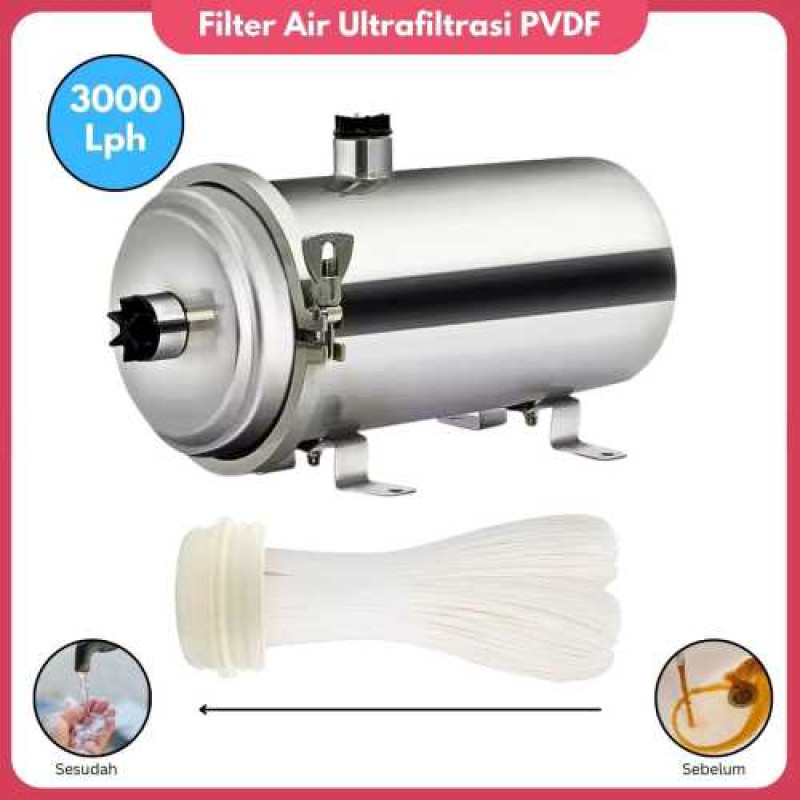 Filter Ultrafiltrasi PVDF Membrane 3000L Filter Ultrafiltrasi PVDF Membrane 3000L