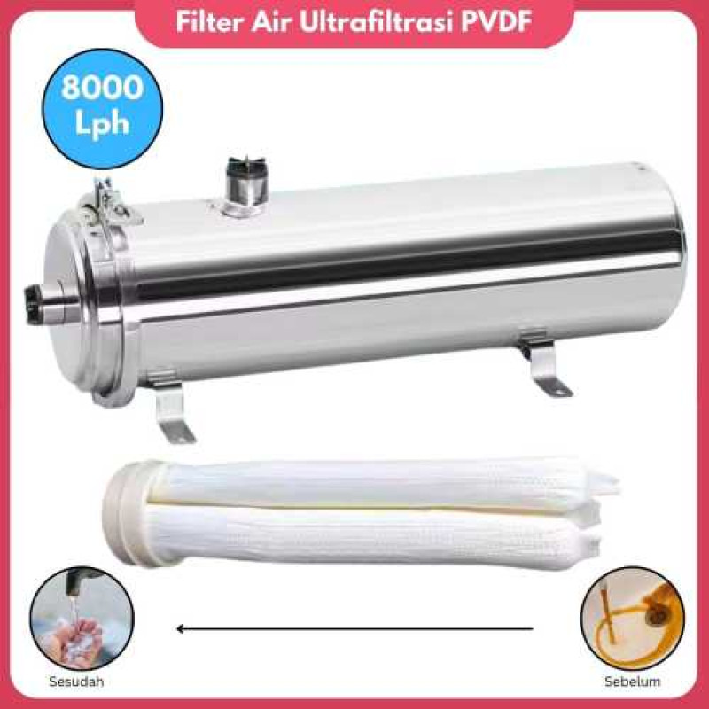 Filter Ultrafiltrasi PVDF Membrane 8000L