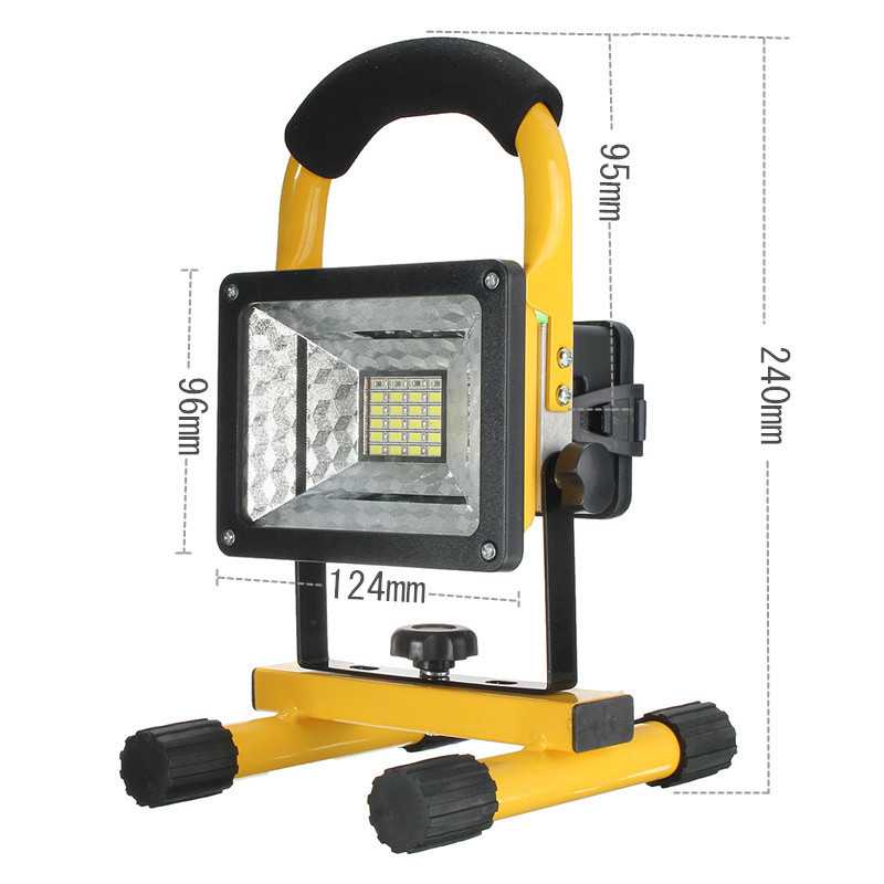 Lampu Sorot Baterai Lampu Senter Flood LED Portable 30 Watt Lampu Sorot Baterai Lampu Senter Flood LED Portable 30 Watt