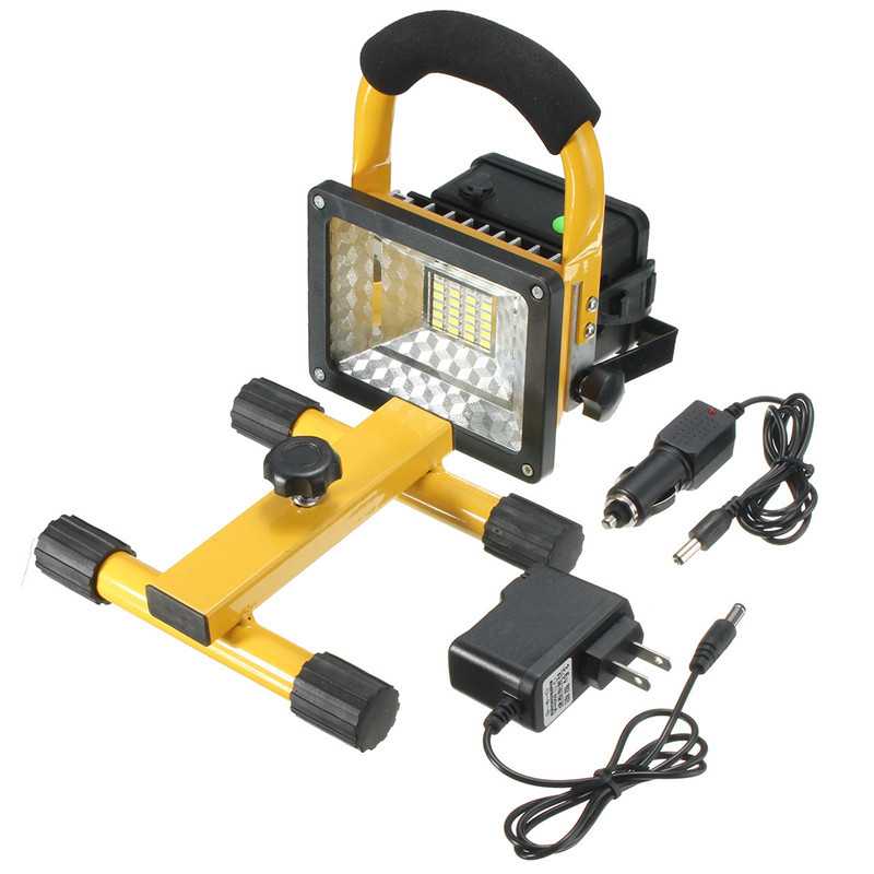 Lampu Sorot Baterai Lampu Senter Flood LED Portable 30 Watt Lampu Sorot Baterai Lampu Senter Flood LED Portable 30 Watt