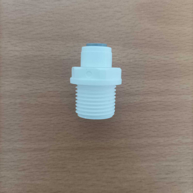 Konektor RO Lurus Drat Luar 1/2 inch ke Selang 1/4 atau 3/8 inch