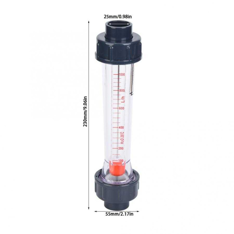 Flowmeter Air Rotameter Cairan Alat Ukur Debit Air 1000 LPH Flowmeter Air Rotameter Cairan Alat Ukur Debit Air 1000 LPH