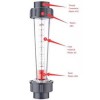 Flowmeter Air Rotameter Cairan Alat Ukur Debit Air 1000 LPH Flowmeter Air Rotameter Cairan Alat Ukur Debit Air 1000 LPH