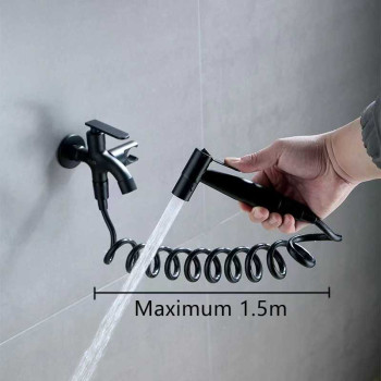 Kran Cabang dengan Jet Shower Toilet Kran Cabang dengan Jet Shower Toilet