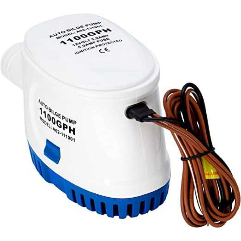 Pompa Kuras Air Otomatis DC 12V Bilge Pump Pompa Kuras Air Otomatis DC 12V Bilge Pump