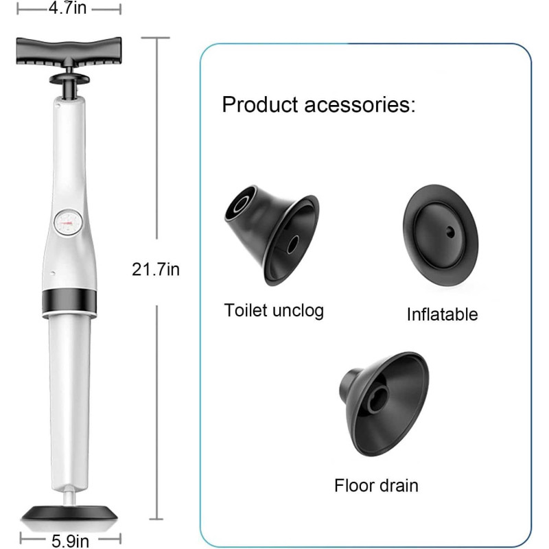 Plunger Toilet Anti Mampet Pompa Kloset Pendorong Saluran Air Tersumbat Plunger Toilet Anti Mampet Pompa Kloset Pendorong Saluran Air Tersumbat