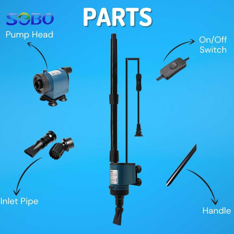 Pompa Vacuum Elektrik SOBO BO-028 Pompa Vacuum Elektrik SOBO BO-028